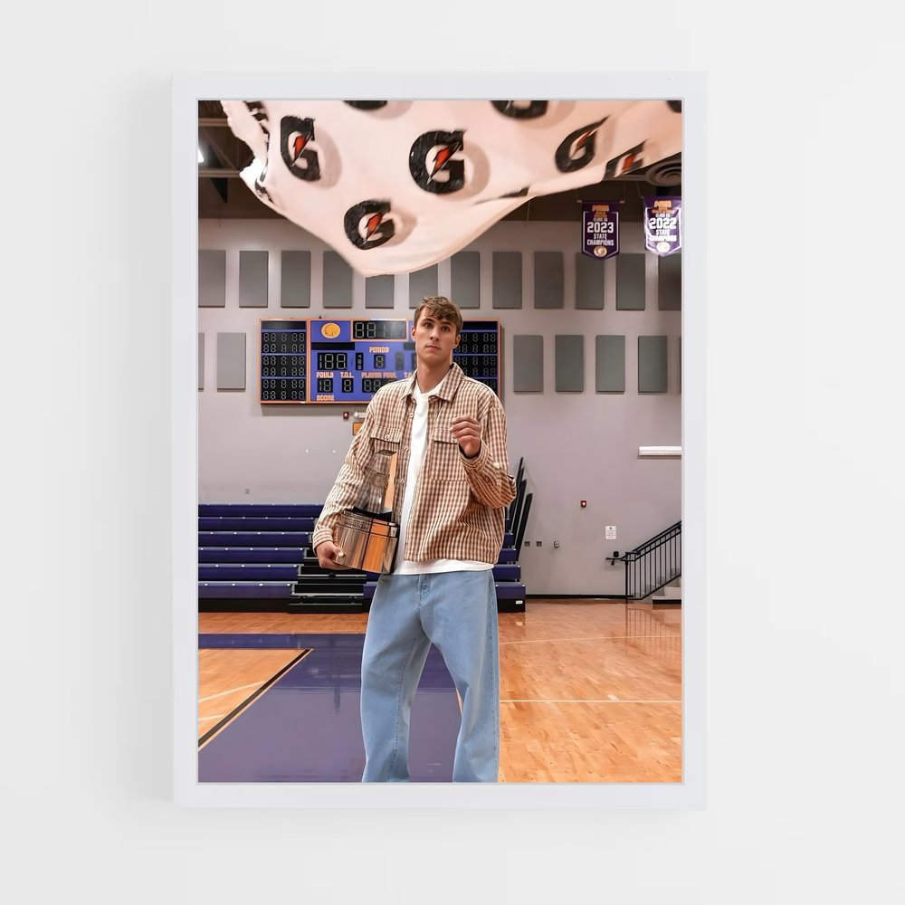 Poster Hoops & Style – affiche Basketball (vue 3)